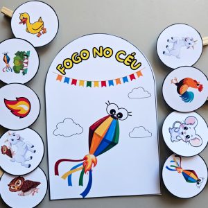 Luva da história fogo no céu