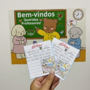 Painel volta às aulas professores BOBBIE