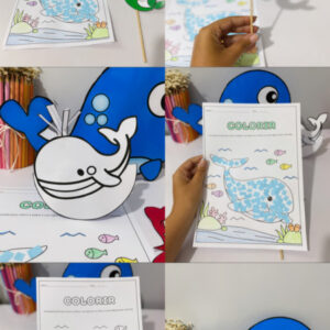 Luva música A baleia