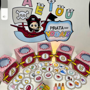 Kit pirata das vogais