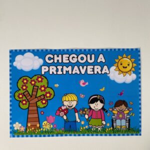 Cartaz e atividades primavera