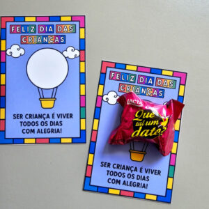 Cartão Dia das crianças