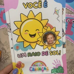 Cartão Dia das crianças